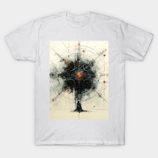 Japanese Geometry: Maui on Fire T-Shirt by Puff Sumo